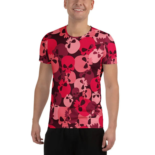 red-skull-sport-t-shirt-fur-herren-sport-t-shirt-jlr-design-1 - JLR Design