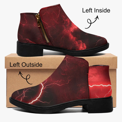 red-thunder-elegante-reissverschluss-stiefeletten-stiefeletten-jlr-design-4 - JLR Design