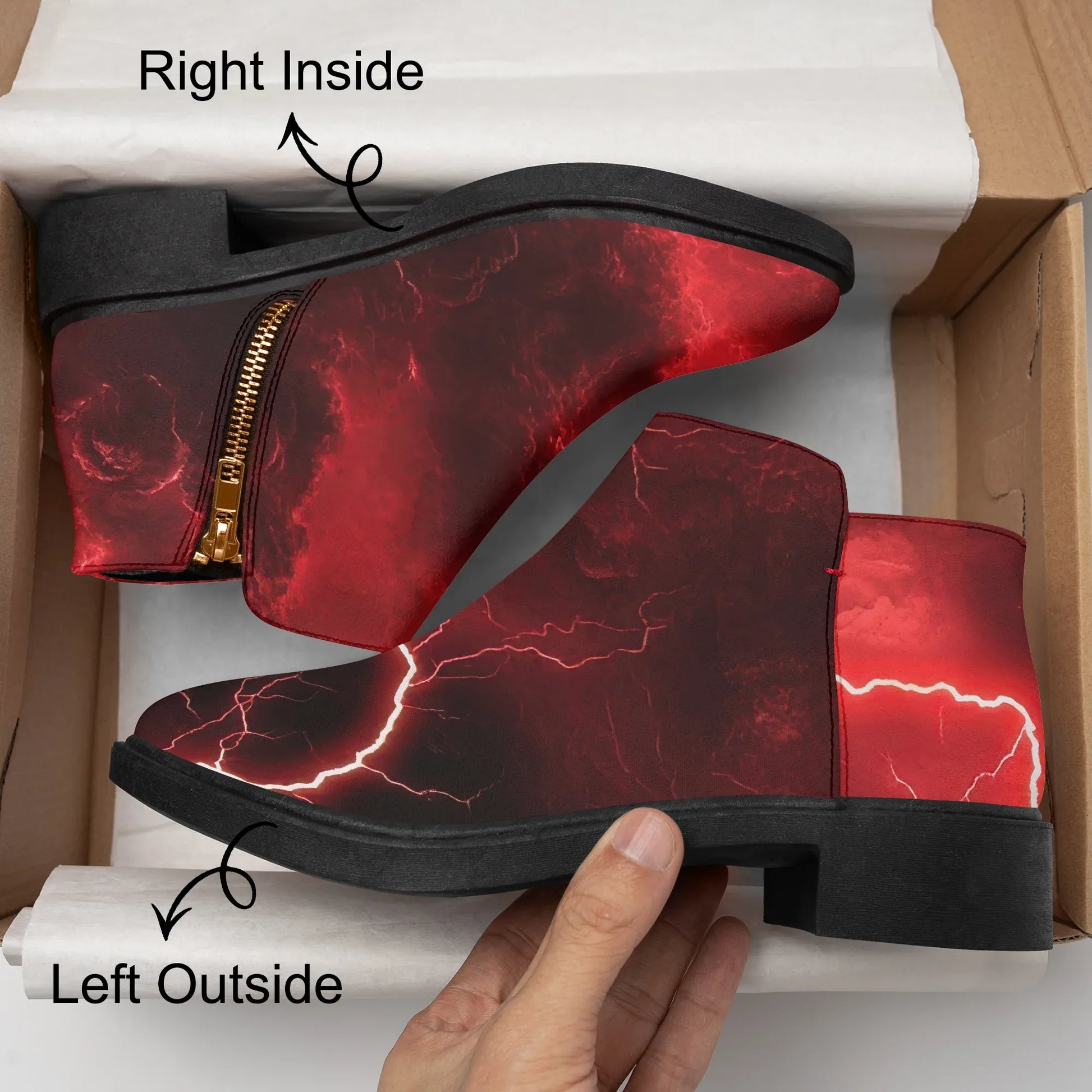 red-thunder-elegante-reissverschluss-stiefeletten-stiefeletten-jlr-design-8 - JLR Design