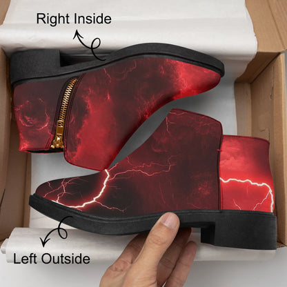 red-thunder-elegante-reissverschluss-stiefeletten-stiefeletten-jlr-design-8 - JLR Design