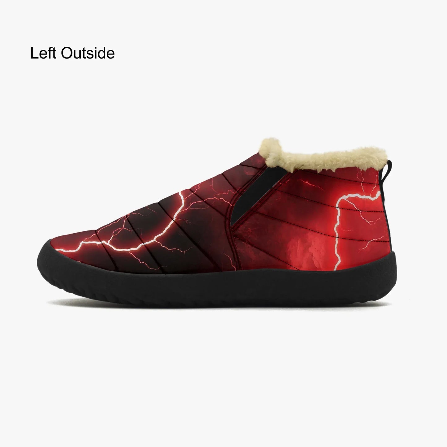 red-thunder-faux-fur-slipper-slipper-jlr-design-4 - JLR Design