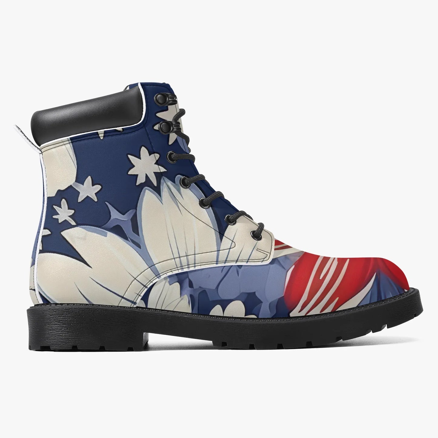 red-white-blue-flower-leder-boots-or-stylische-und-warme-winterstiefel-boots-jlr-design-3 - JLR Design