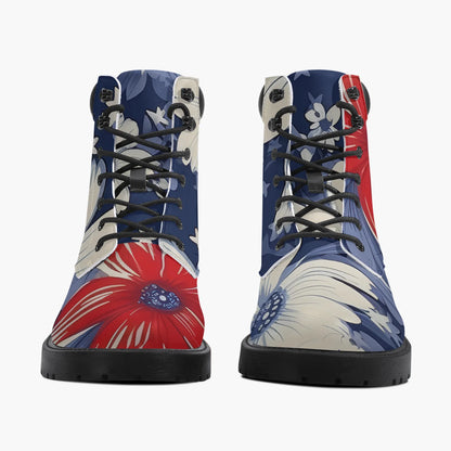 red-white-blue-flower-leder-boots-or-stylische-und-warme-winterstiefel-boots-jlr-design-5 - JLR Design