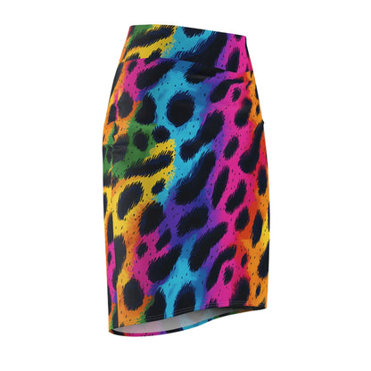 regenbogen-leopard-v1-bleistiftrock-fur-damen-eleganter-mid-waist-rock-mit-stretch-komfort-bleistiftrock-jlr-design-6 - JLR Design