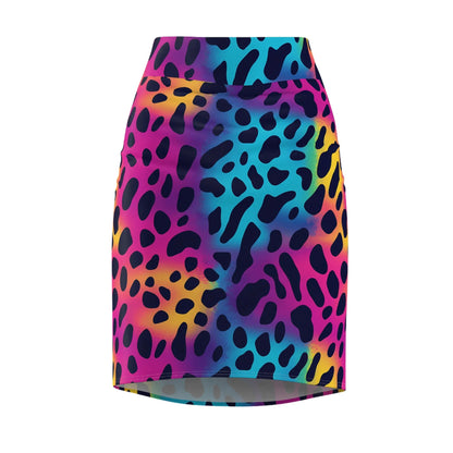 regenbogen-leopard-v2-bleistiftrock-fur-damen-eleganter-mid-waist-rock-mit-stretch-komfort-bleistiftrock-jlr-design-4 - JLR Design