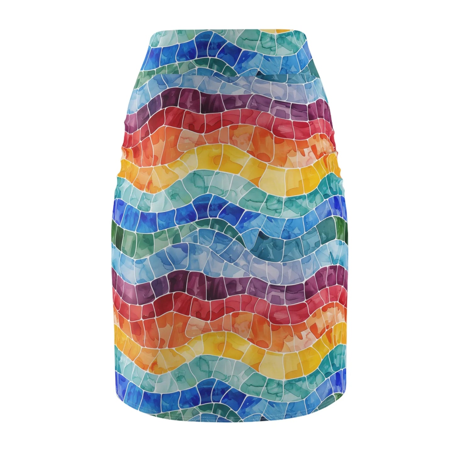 regenbogen-mosaik-bleistiftrock-fur-damen-eleganter-mid-waist-rock-mit-stretch-komfort-bleistiftrock-jlr-design-5 - JLR Design