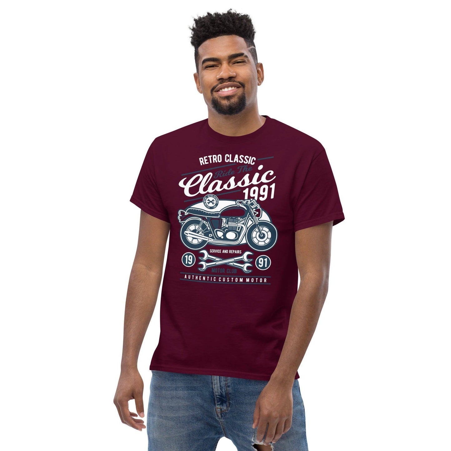 retro-classic-motorcycle-herren-t-shirt-t-shirt-jlr-design-3 - JLR Design