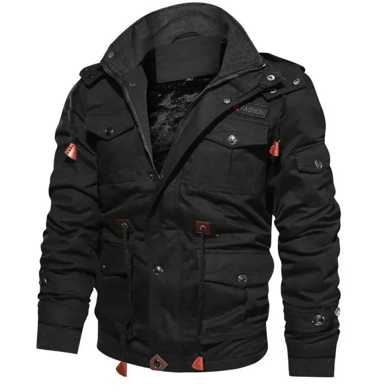 retro-heritage-pluschjacke-mit-kapuze-warme-baumwolljacke-im-vintage-look-and-dicker-futterung-jacke-jlr-design-1 - JLR Design