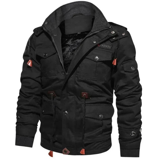 retro-heritage-pluschjacke-mit-kapuze-warme-baumwolljacke-im-vintage-look-and-dicker-futterung-jacke-jlr-design-1 - JLR Design