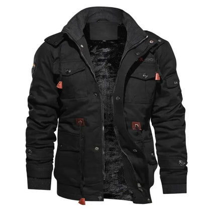retro-heritage-pluschjacke-mit-kapuze-warme-baumwolljacke-im-vintage-look-and-dicker-futterung-jacke-jlr-design-3 - JLR Design