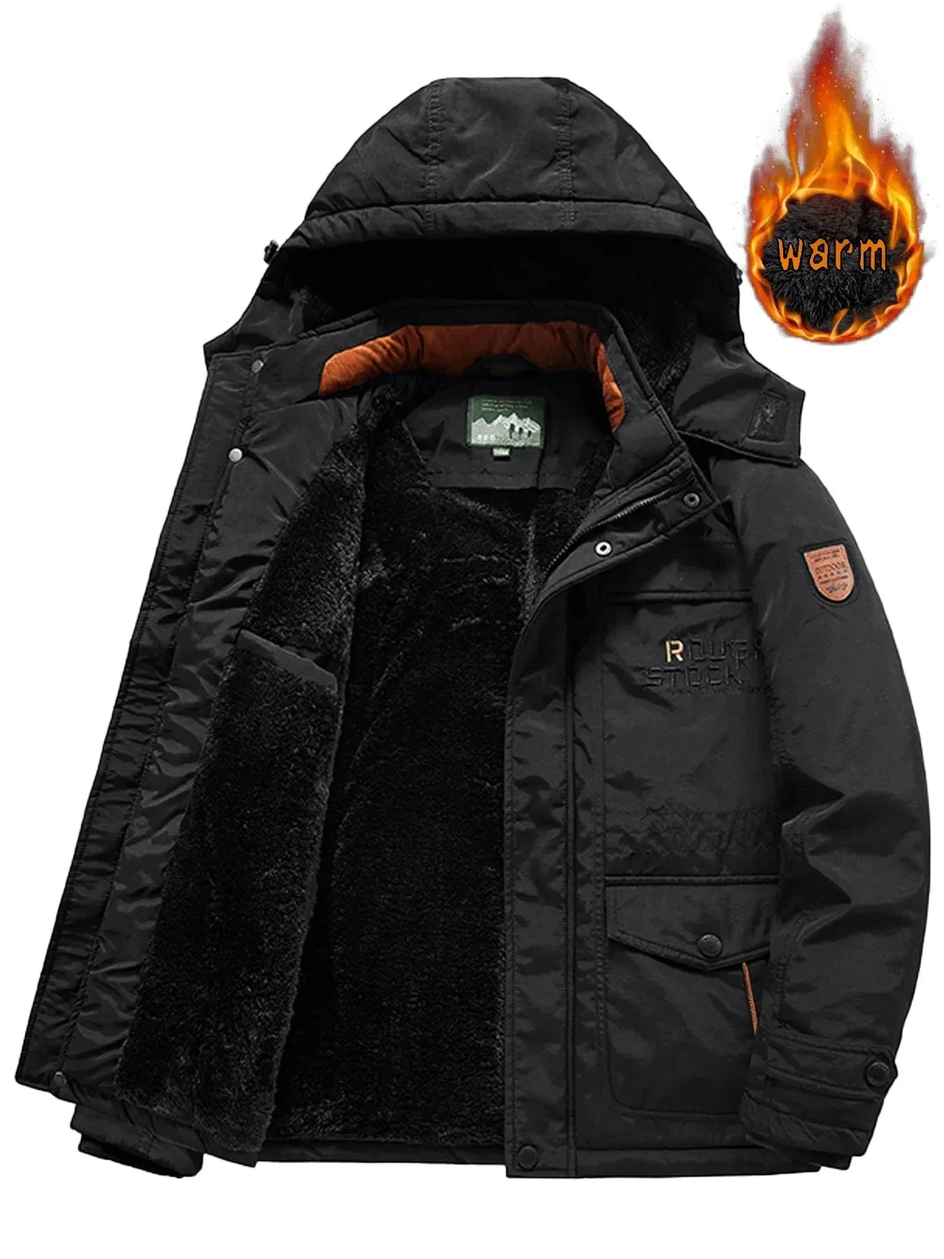 retro-heritage-pluschjacke-mit-kapuze-warme-baumwolljacke-im-vintage-look-and-dicker-futterung-jacke-jlr-design-9 - JLR Design