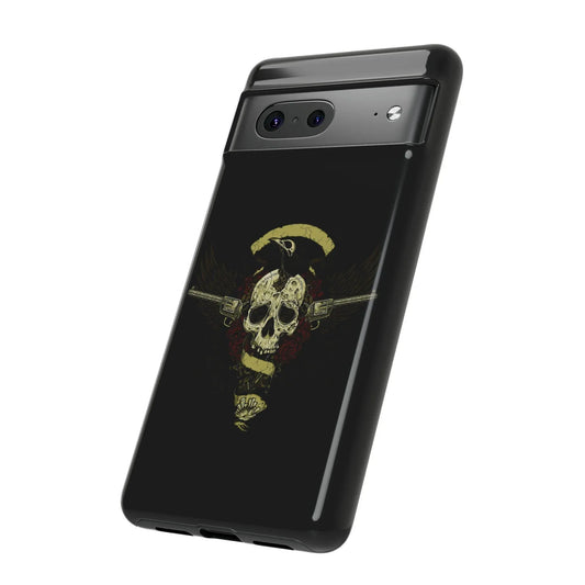 revolver-skull-handyhulle-google-pixel-2-3-4-5-6-7-8-9-a-xl-pro-5g-phone-case-jlr-design-1 - JLR Design
