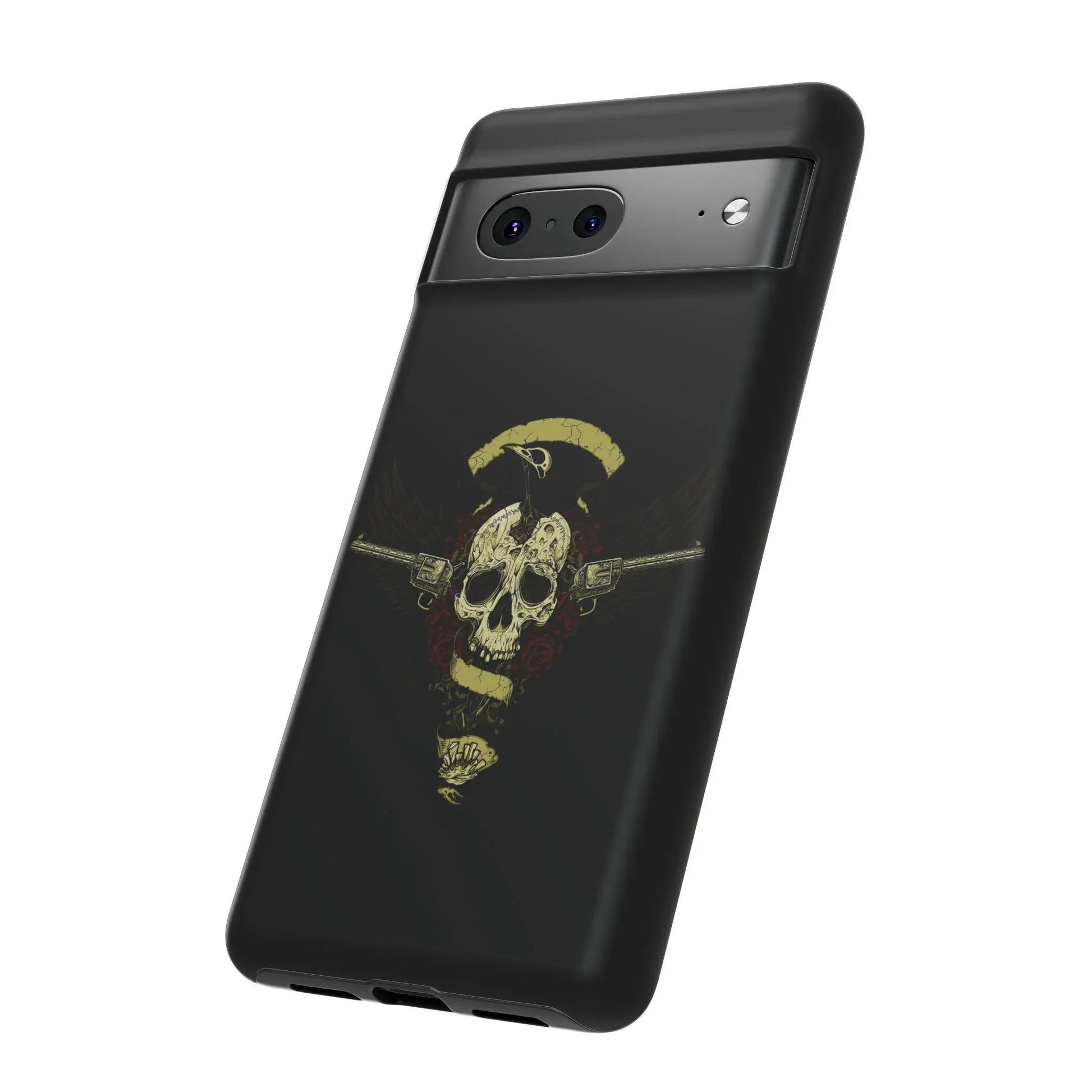revolver-skull-handyhulle-google-pixel-2-3-4-5-6-7-8-9-a-xl-pro-5g-phone-case-jlr-design-2 - JLR Design