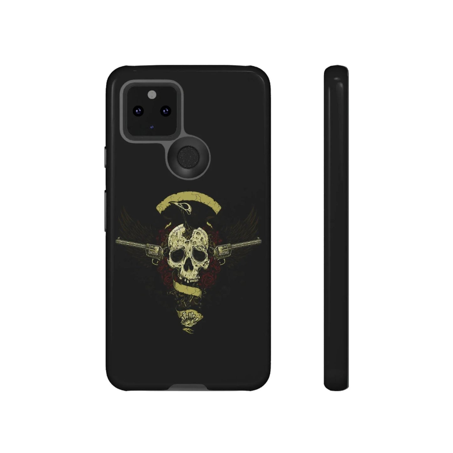 revolver-skull-handyhulle-google-pixel-2-3-4-5-6-7-8-9-a-xl-pro-5g-phone-case-jlr-design-21 - JLR Design