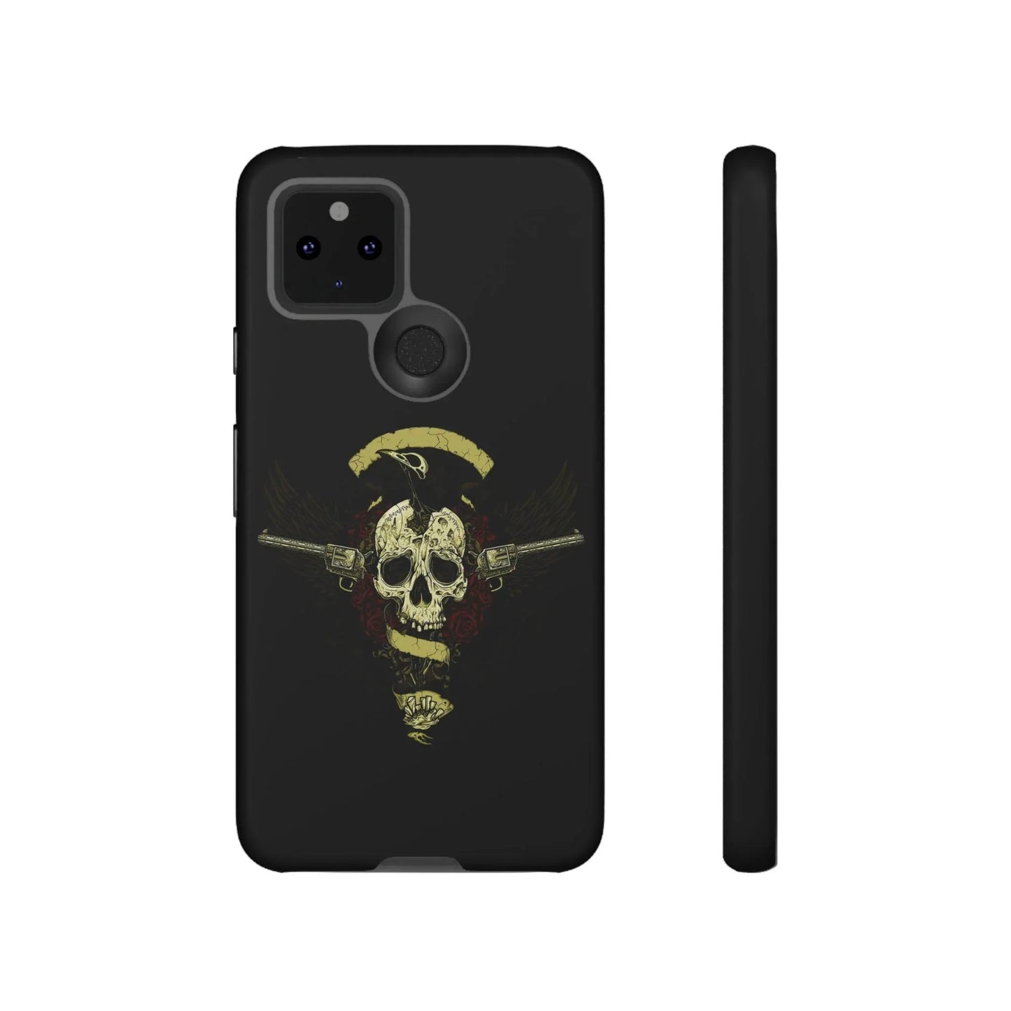 revolver-skull-handyhulle-google-pixel-2-3-4-5-6-7-8-9-a-xl-pro-5g-phone-case-jlr-design-23 - JLR Design