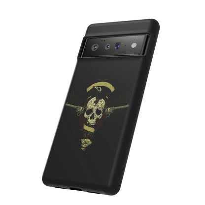 revolver-skull-handyhulle-google-pixel-2-3-4-5-6-7-8-9-a-xl-pro-5g-phone-case-jlr-design-4 - JLR Design