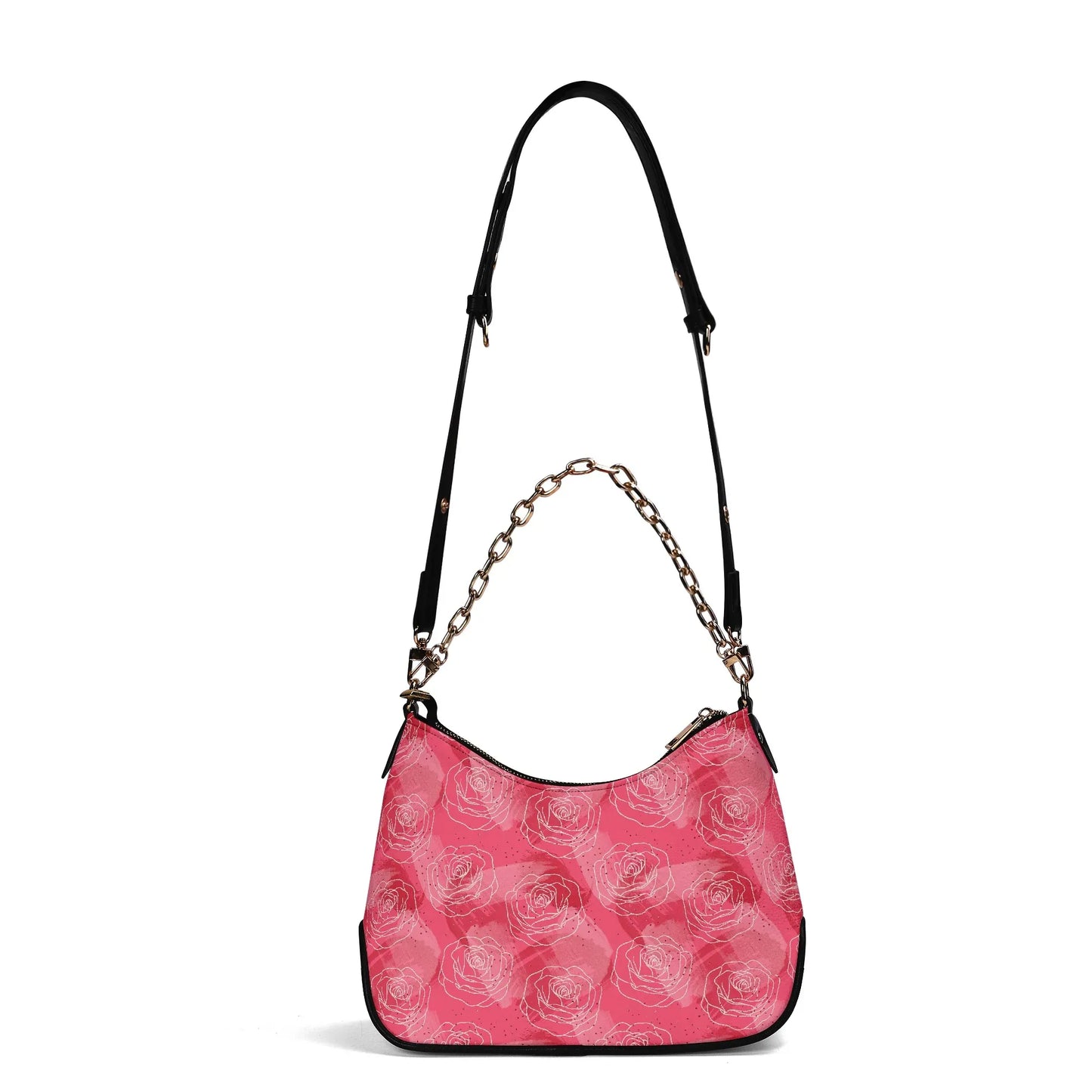 rosen-in-pink-elegante-umhangetasche-mit-kette-umhangetasche-jlr-design-5 - JLR Design