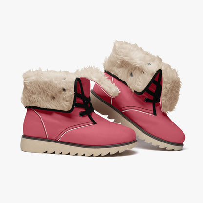 rote-chic-boots-mit-pluschfutter-stiefel-jlr-design-4 - JLR Design