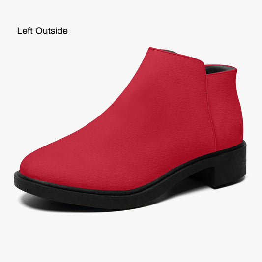 rote-elegante-reissverschluss-stiefeletten-stiefeletten-jlr-design-1 - JLR Design