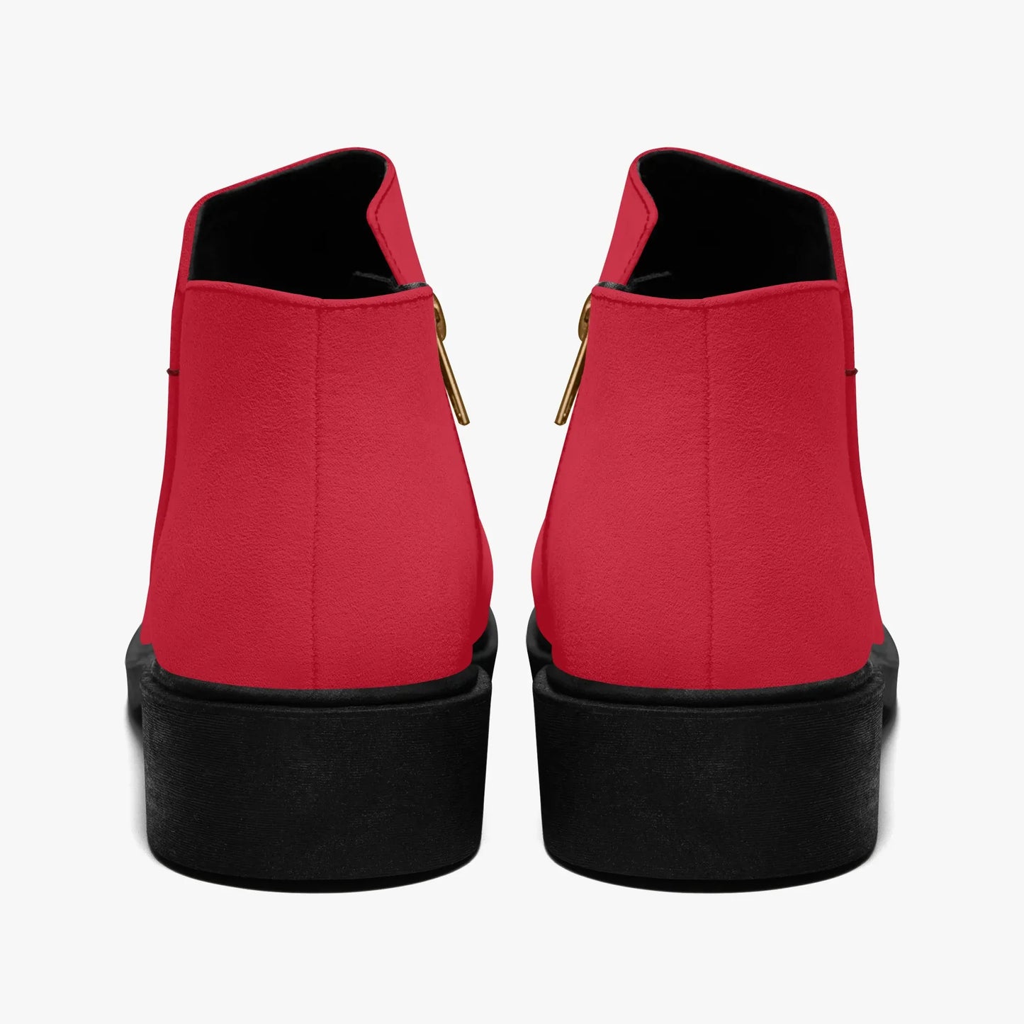 rote-elegante-reissverschluss-stiefeletten-stiefeletten-jlr-design-2 - JLR Design