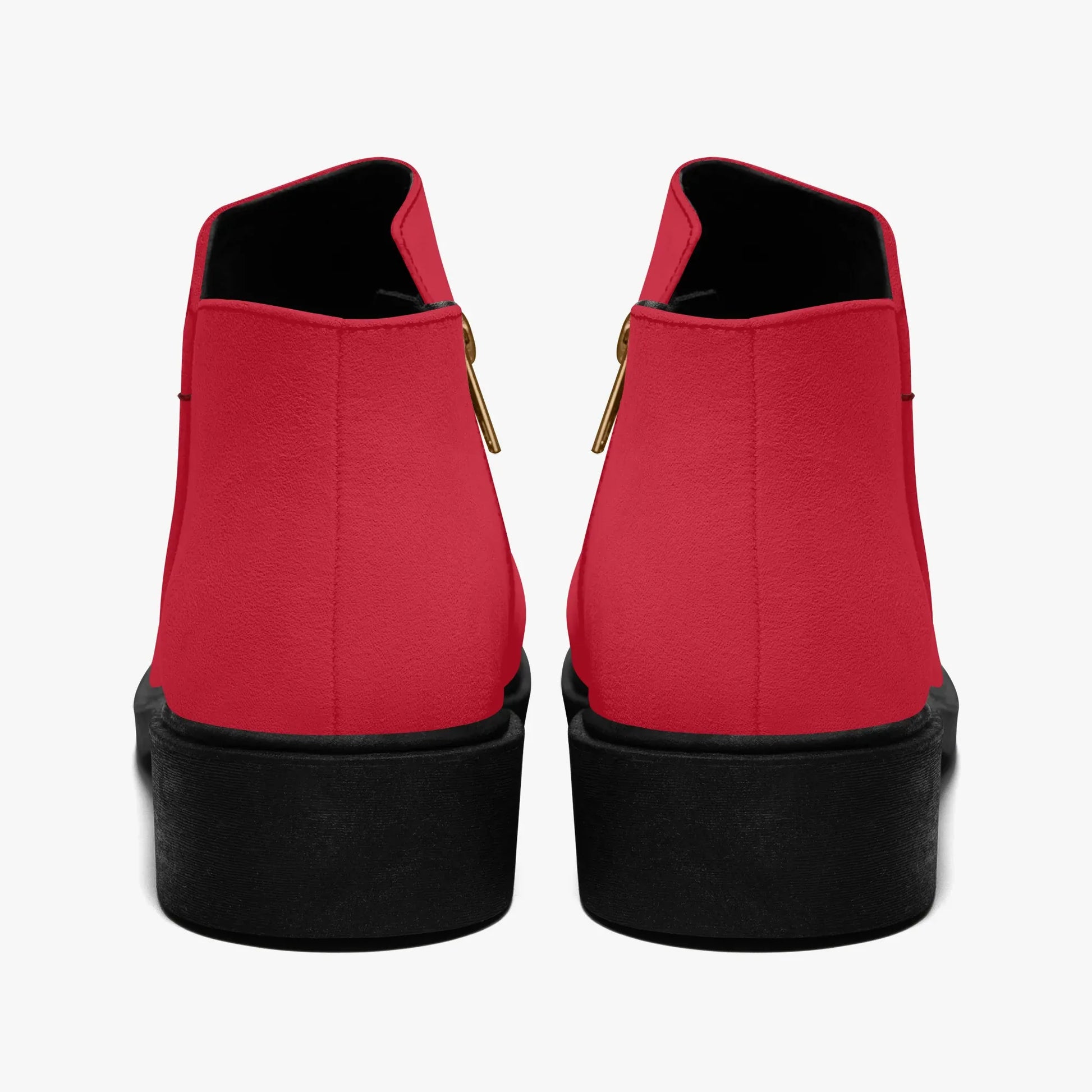 rote-elegante-reissverschluss-stiefeletten-stiefeletten-jlr-design-2 - JLR Design