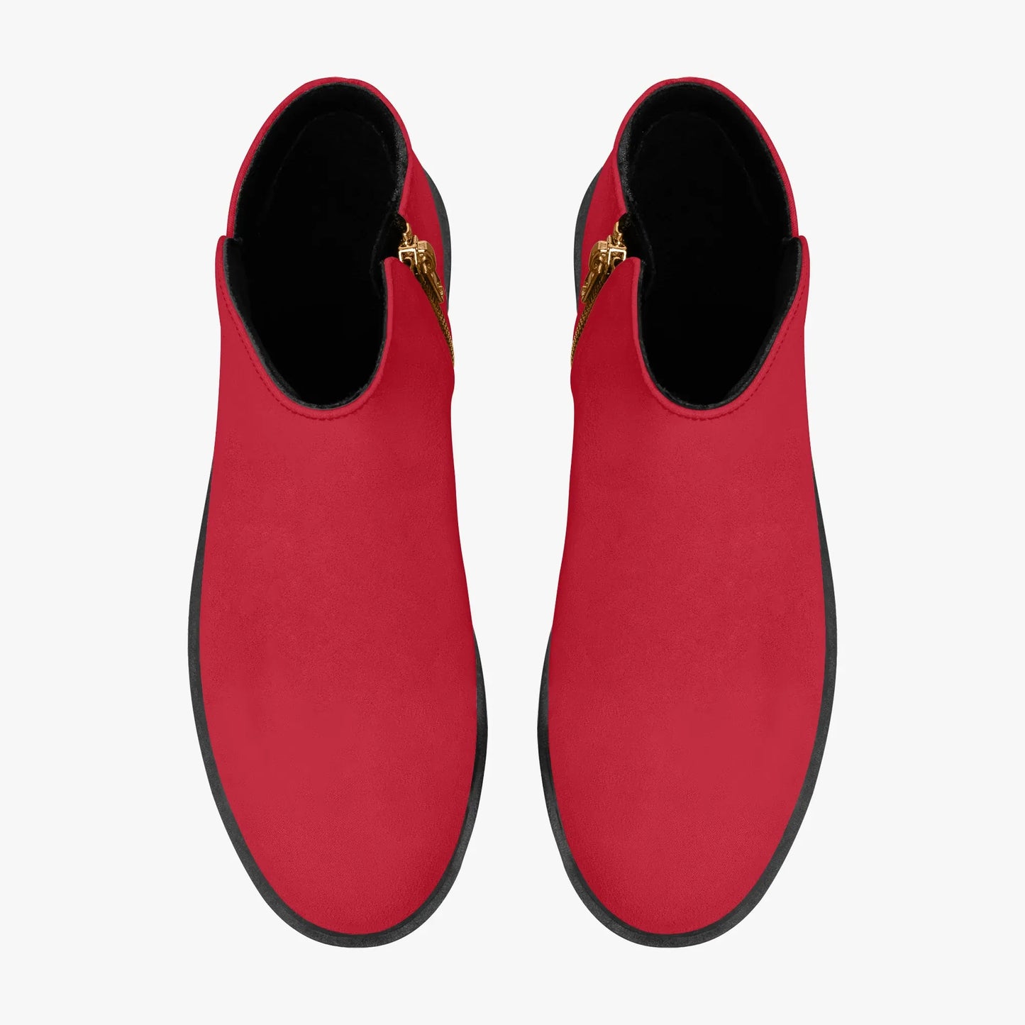 rote-elegante-reissverschluss-stiefeletten-stiefeletten-jlr-design-7 - JLR Design