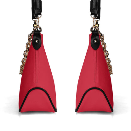 rote-elegante-umhangetasche-mit-kette-umhangetasche-jlr-design-4 - JLR Design