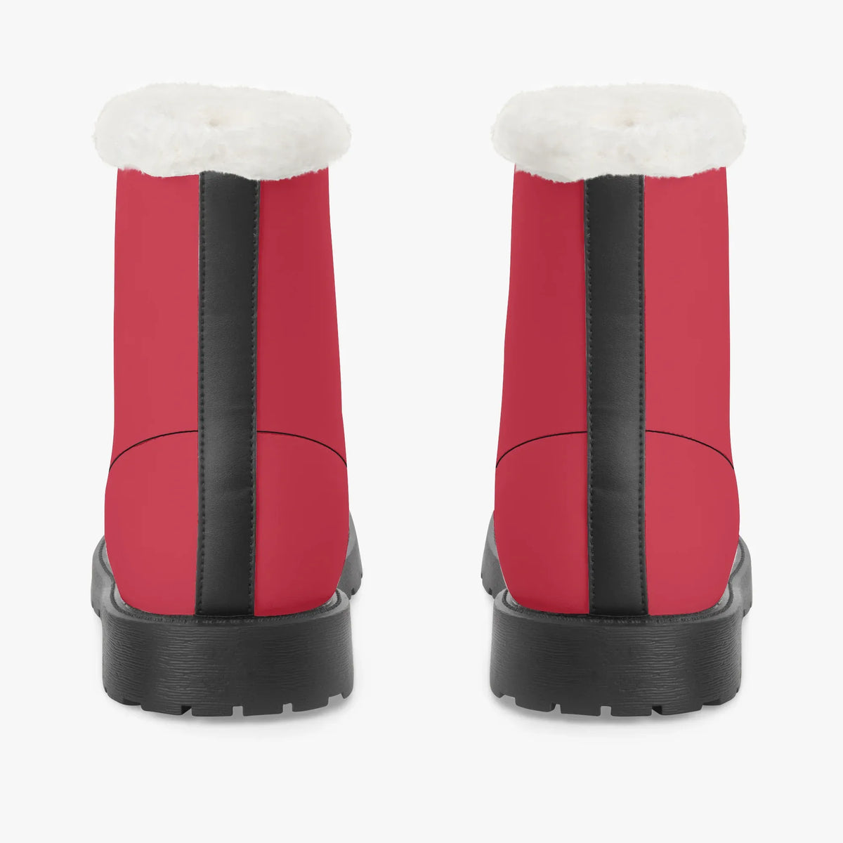 rote-faux-fur-leder-boots-boots-jlr-design-jlr-design-de-6 - JLR Design