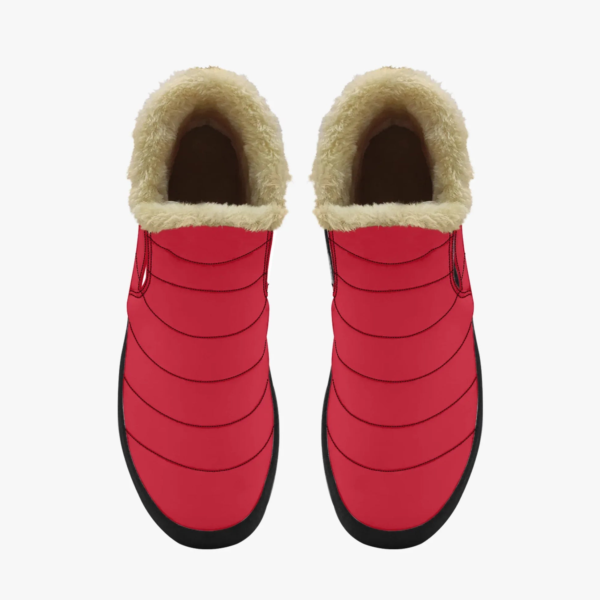 rote-faux-fur-slipper-slipper-jlr-design-5 - JLR Design