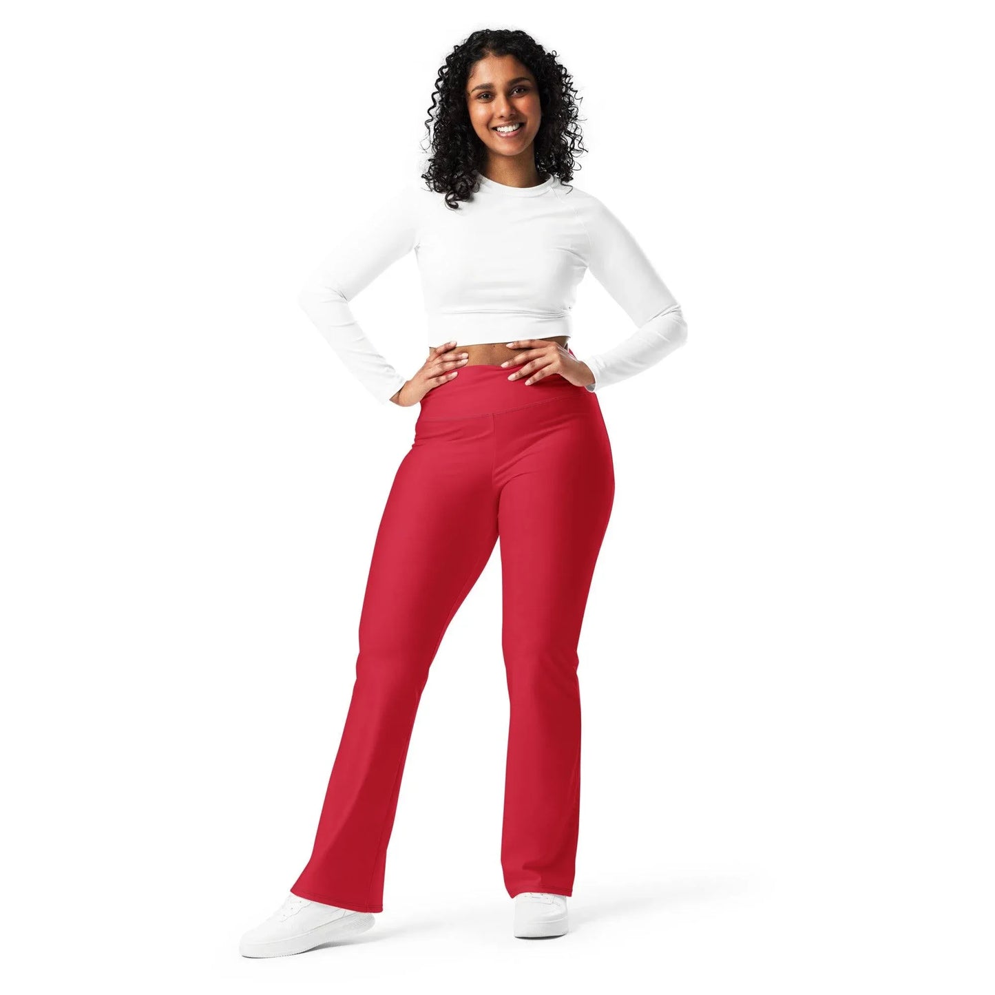 rote-high-waist-flare-leggings-flare-leggings-jlr-design-8 - JLR Design