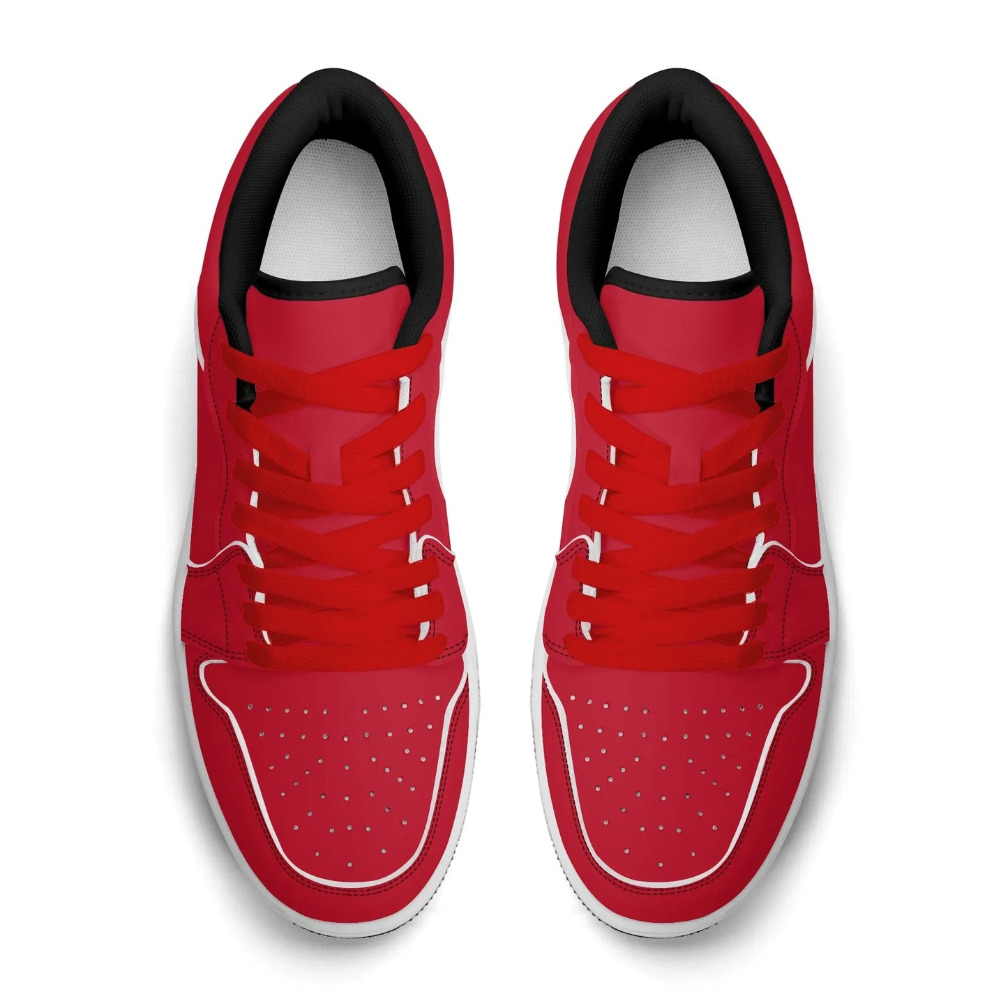 rote-low-top-leder-sneaker-fur-damen-sneaker-jlr-design-14 - JLR Design