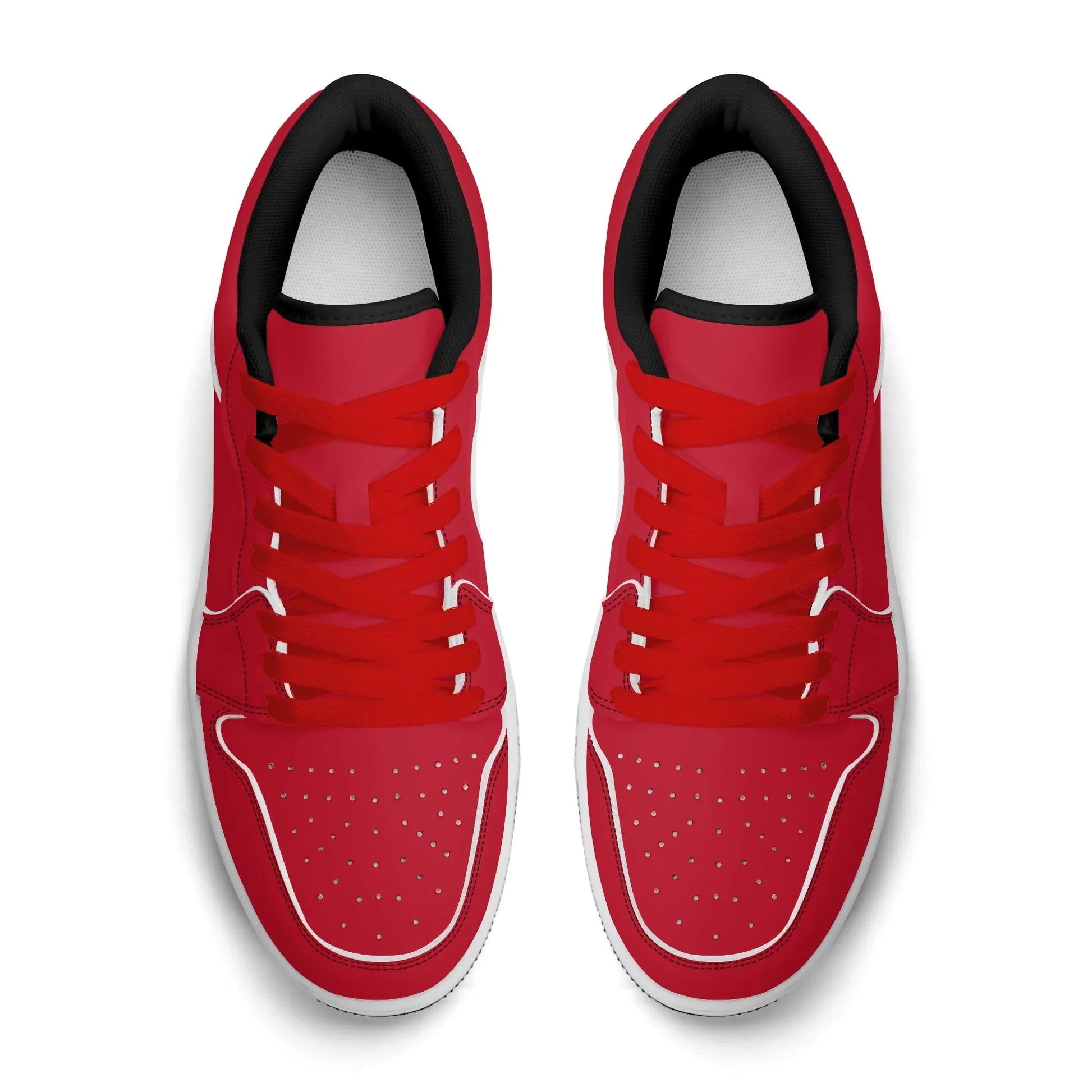 rote-low-top-leder-sneaker-fur-damen-sneaker-jlr-design-14 - JLR Design