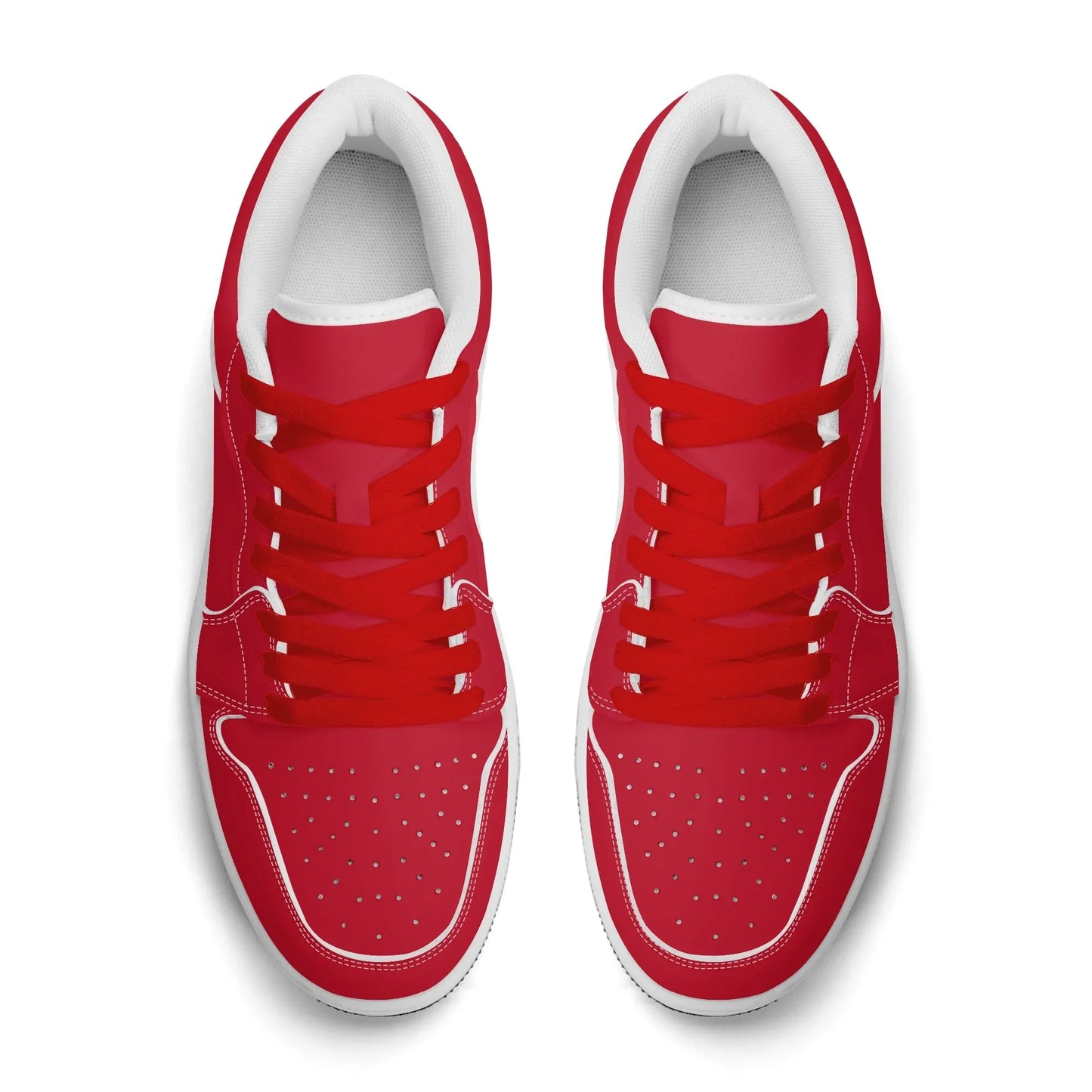 rote-low-top-leder-sneaker-fur-damen-sneaker-jlr-design-7 - JLR Design