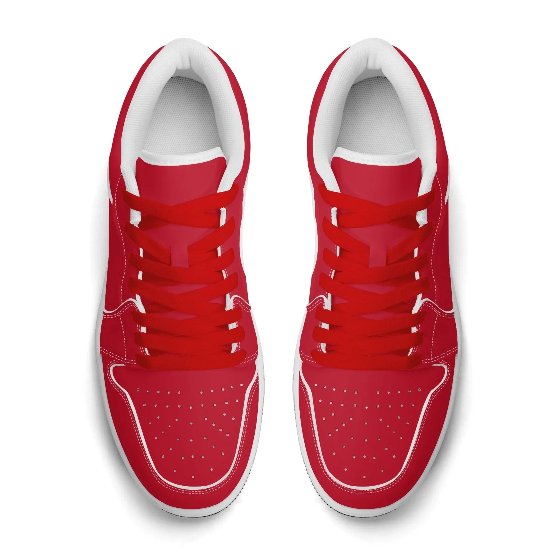 rote-low-top-leder-sneaker-fur-damen-sneaker-jlr-design-7 - JLR Design