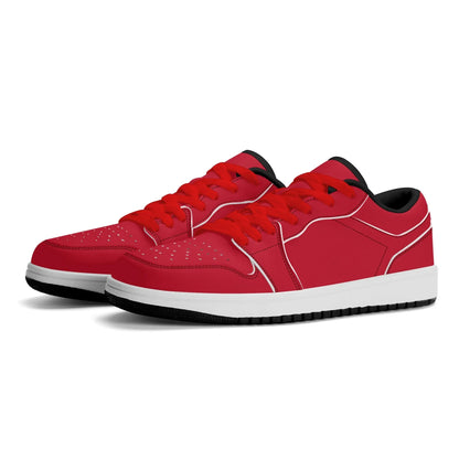 rote-low-top-leder-sneaker-fur-damen-sneaker-jlr-design-8 - JLR Design