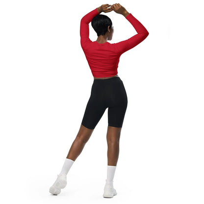 rotes-long-sleeve-damen-crop-top-long-sleeve-crop-top-jlr-design-3 - JLR Design
