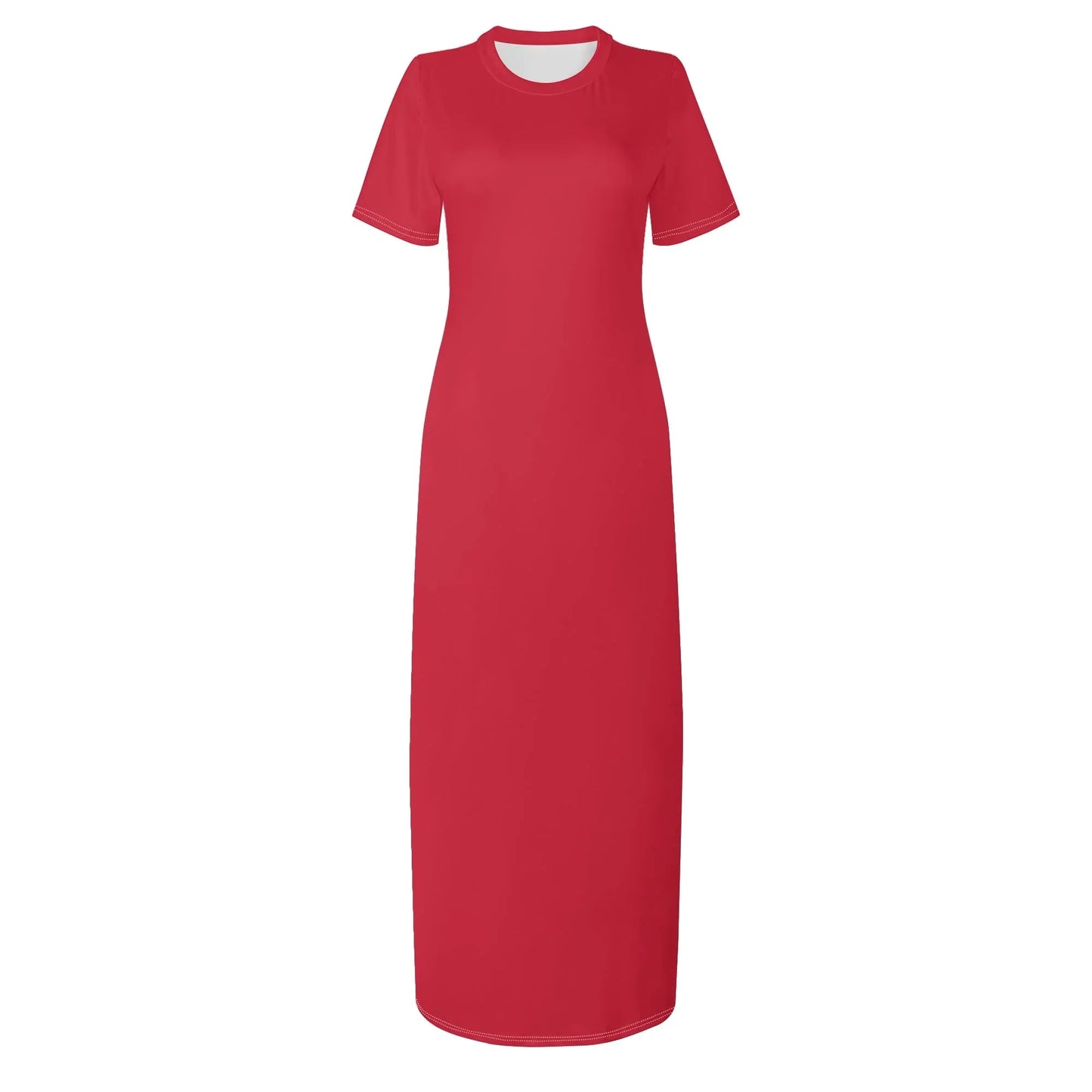 rotes-short-sleeve-long-dress-long-dress-jlr-design-3 - JLR Design