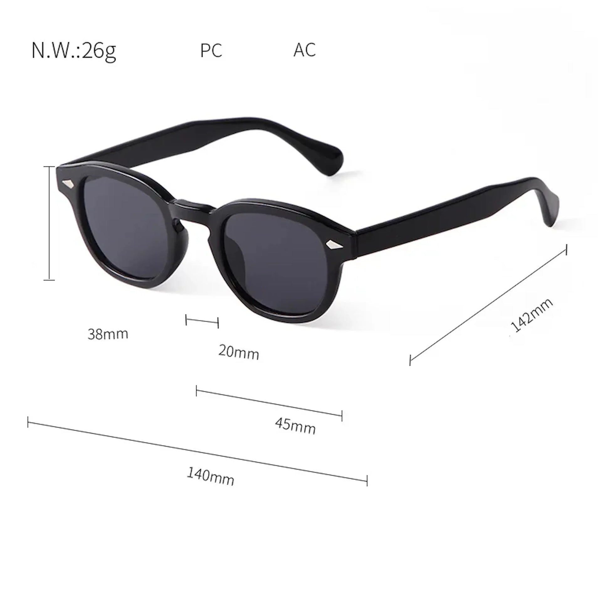 runde-vintage-sonnenbrille-uv-400-brille-jlr-design-5 - JLR Design