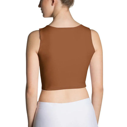 saddle-brown-damen-crop-top-crop-top-jlr-design-2 - JLR Design