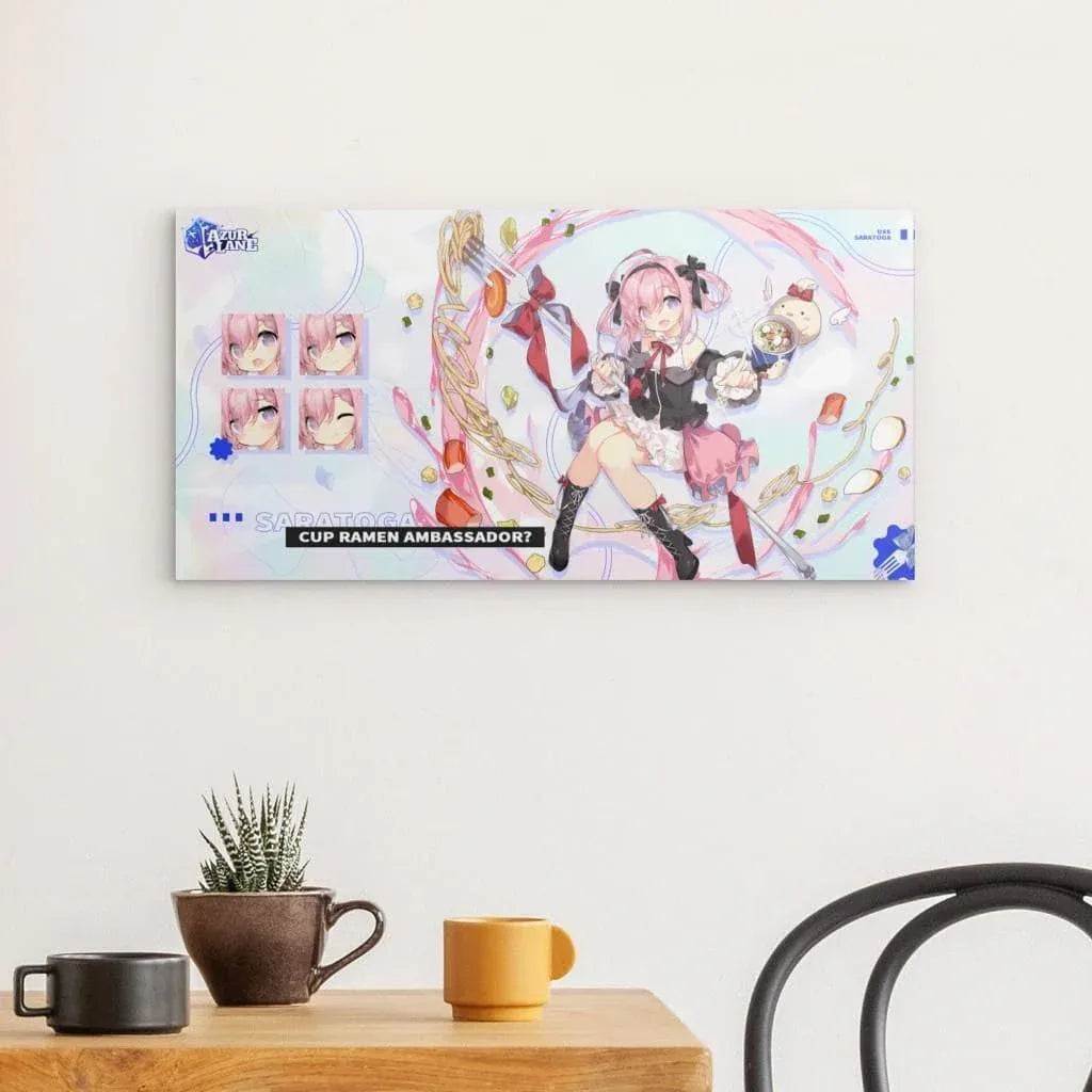 saratoga-cup-ramen-ambassador-azur-lane-poster-poster-jlr-design-2 - JLR Design