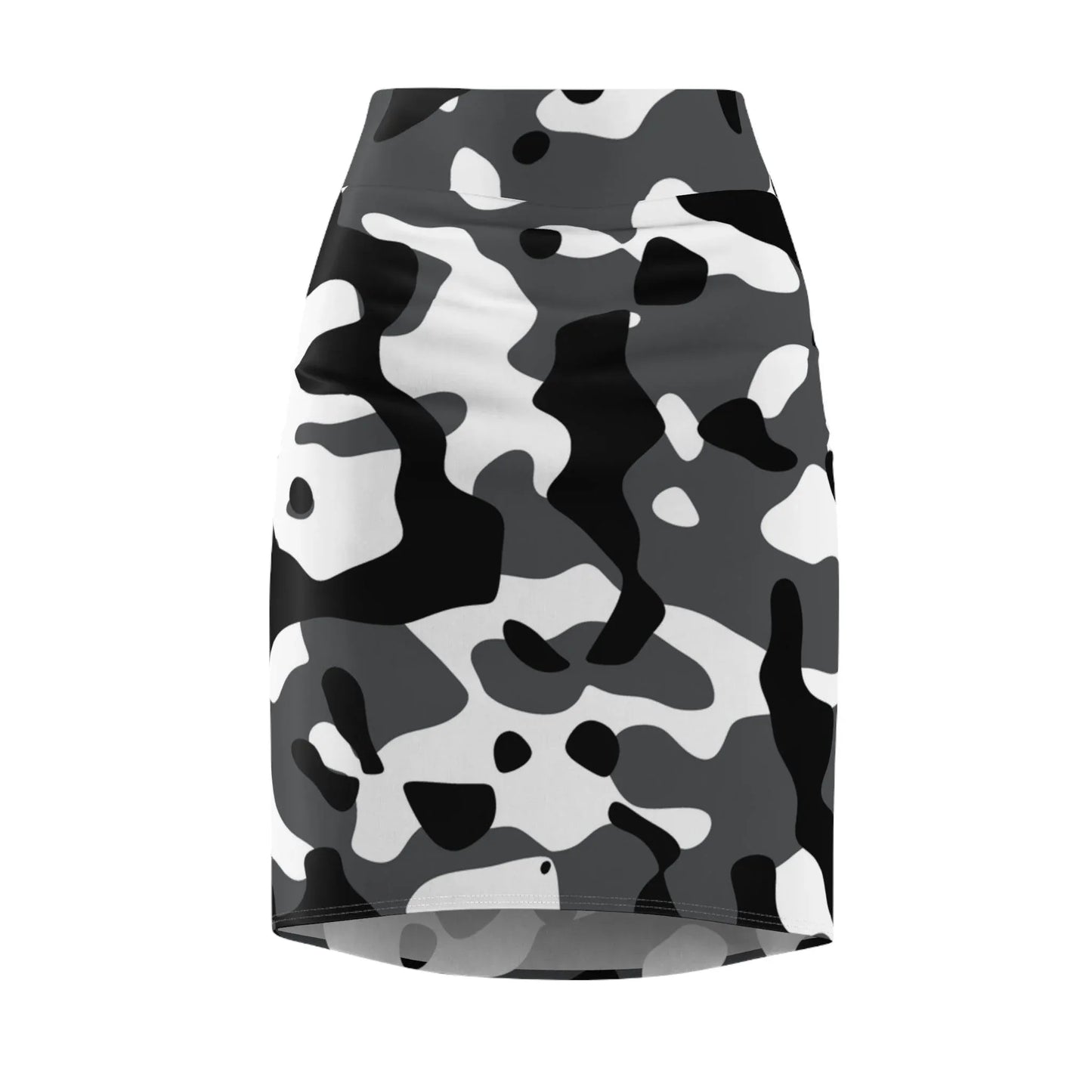 schwarz-grau-weiss-camouflage-bleistiftrock-fur-damen-eleganter-mid-waist-rock-mit-stretch-komfort-all-over-prints-jlr-design-2 - JLR Design