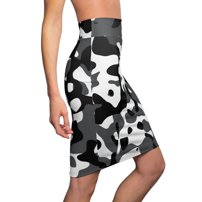 schwarz-grau-weiss-camouflage-bleistiftrock-fur-damen-eleganter-mid-waist-rock-mit-stretch-komfort-all-over-prints-jlr-design-7 - JLR Design