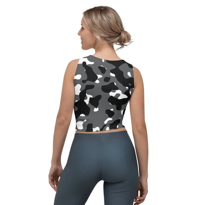 schwarz-grau-weiss-camouflage-damen-crop-top-crop-top-jlr-design-2 - JLR Design