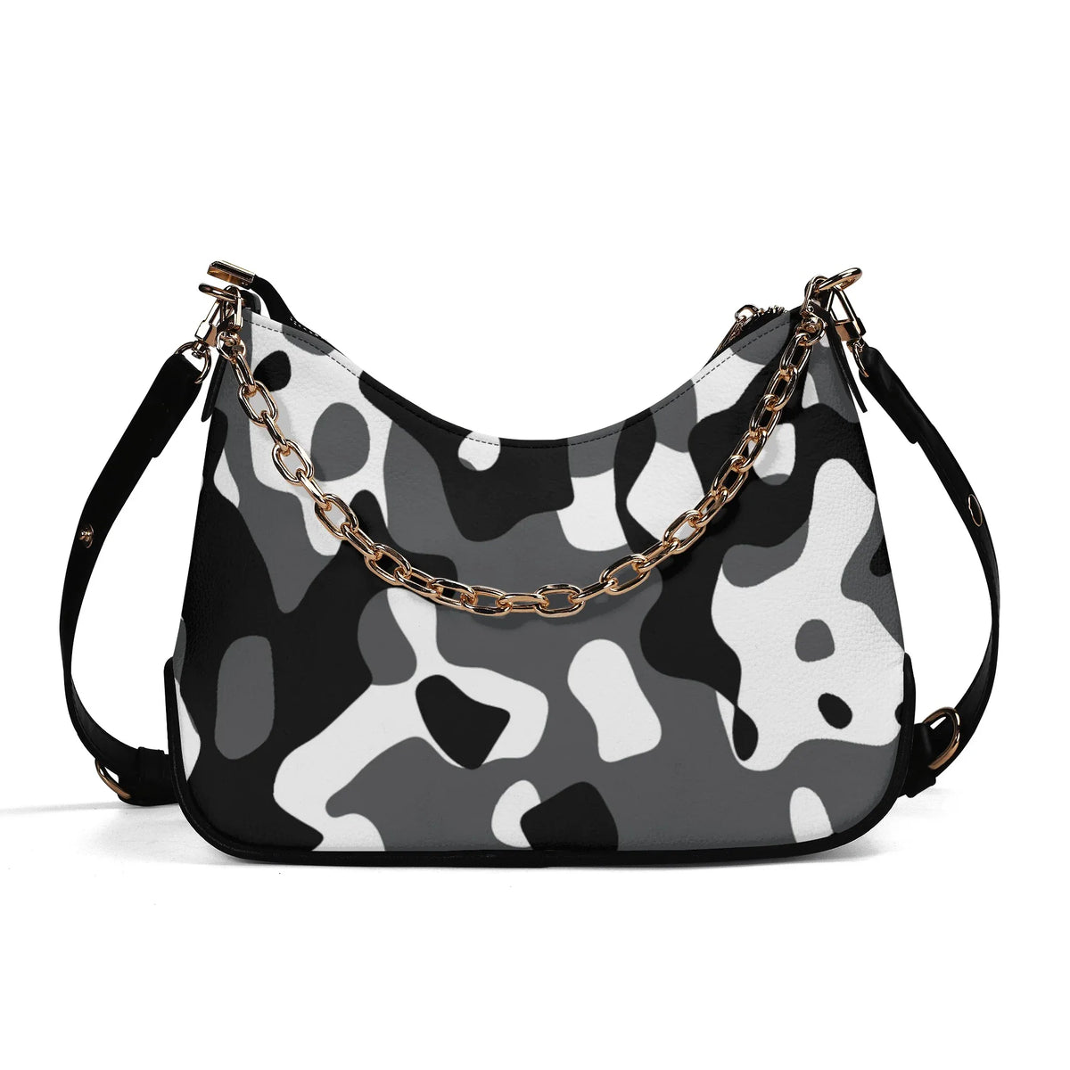schwarz-grau-weiss-camouflage-elegante-umhangetasche-mit-kette-umhangetasche-jlr-design-jlr-design-de-1 - JLR Design