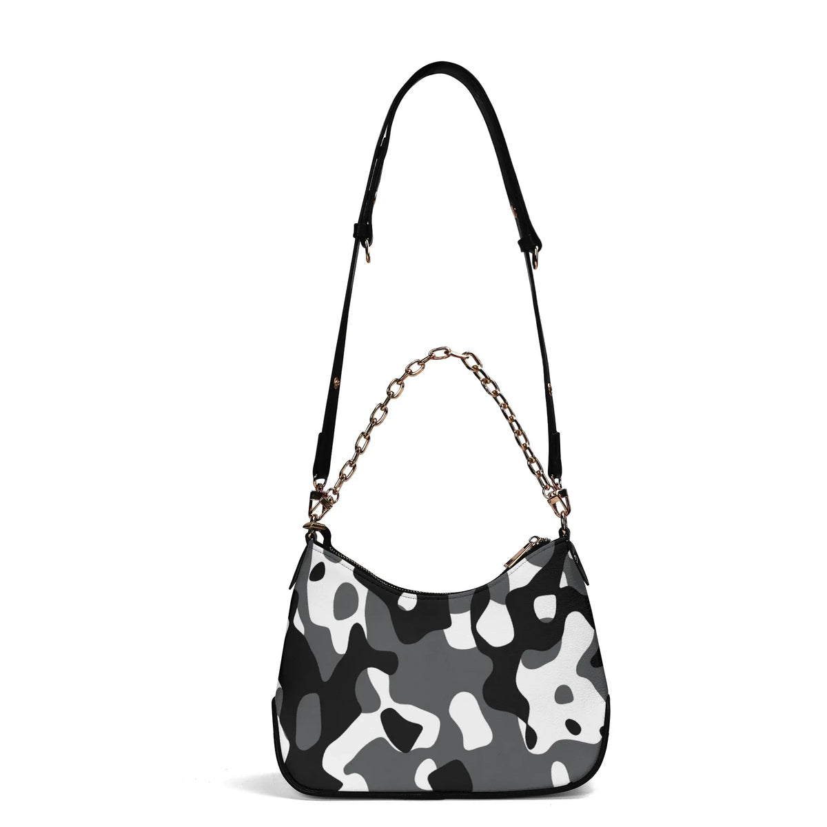 schwarz-grau-weiss-camouflage-elegante-umhangetasche-mit-kette-umhangetasche-jlr-design-jlr-design-de-5 - JLR Design