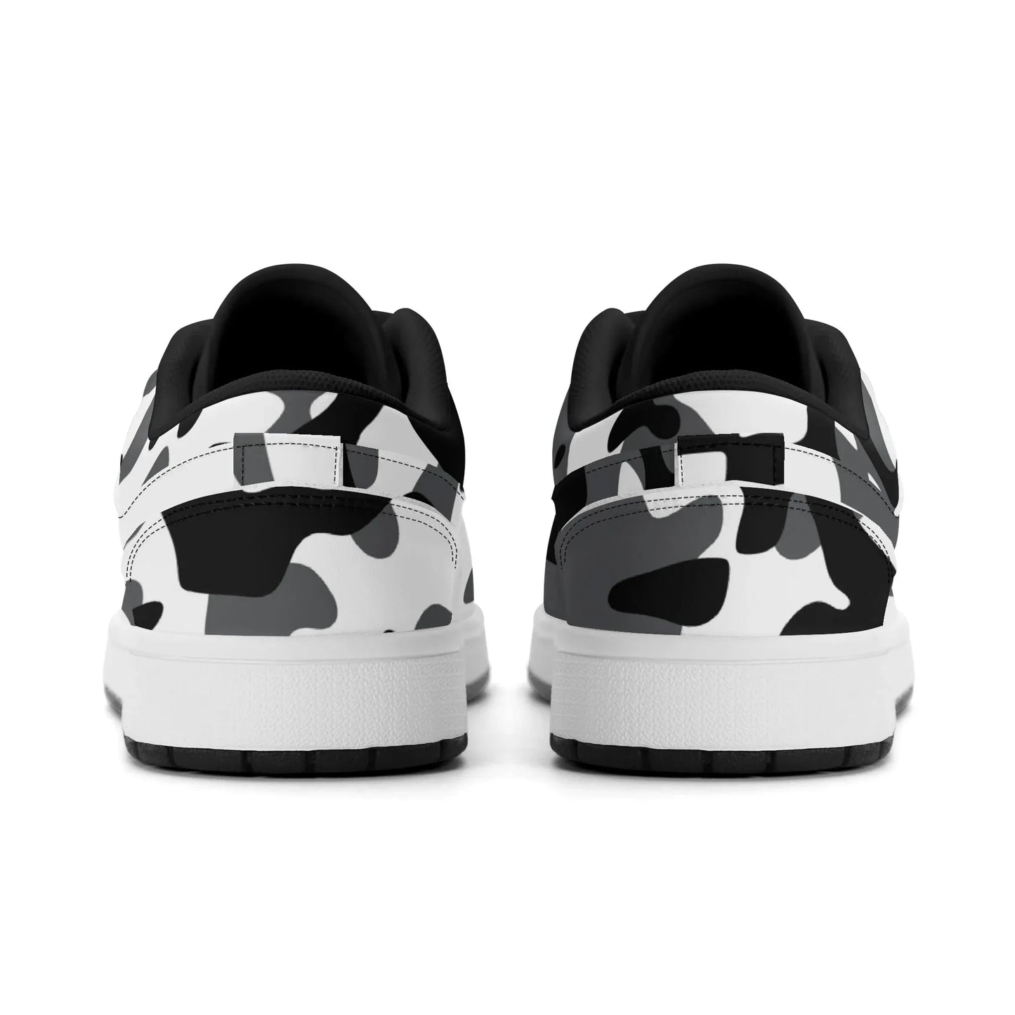 schwarz-grau-weiss-camouflage-low-top-leder-sneaker-fur-damen-sneaker-jlr-design-13 - JLR Design