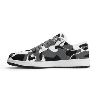 schwarz-grau-weiss-camouflage-low-top-leder-sneaker-fur-damen-sneaker-jlr-design-4 - JLR Design