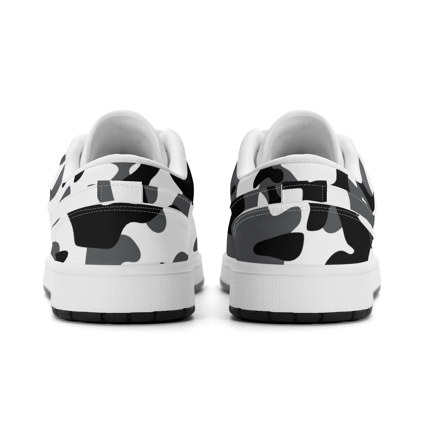 schwarz-grau-weiss-camouflage-low-top-leder-sneaker-fur-damen-sneaker-jlr-design-6 - JLR Design