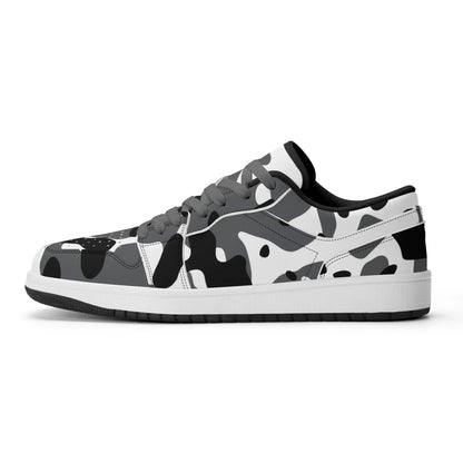 schwarz-grau-weiss-camouflage-low-top-leder-sneaker-fur-damen-sneaker-jlr-design-9 - JLR Design