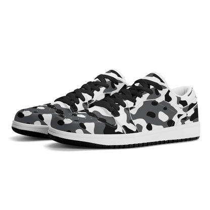 schwarz-grau-weiss-camouflage-low-top-leder-sneaker-fur-herren-sneaker-jlr-design-1 - JLR Design